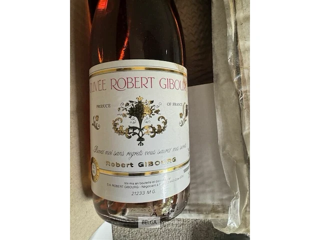 6x1 fles robert gibourg cuvee - afbeelding 2 van  2