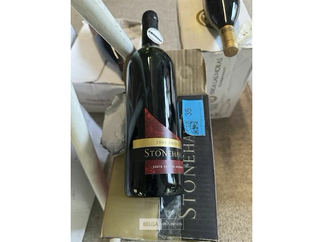 6x1 fles shiraz stonehaven 2001 - afbeelding 1 van  3