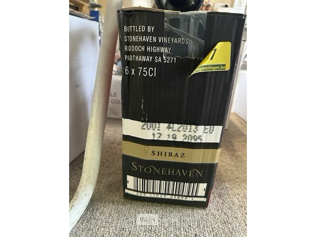 6x1 fles shiraz stonehaven 2001 - afbeelding 3 van  3