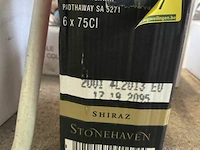 6x1 fles shiraz stonehaven 2001 - afbeelding 3 van  3