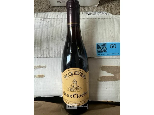 6x1 fles vacqueyras vieux clocher 1998 - afbeelding 2 van  2