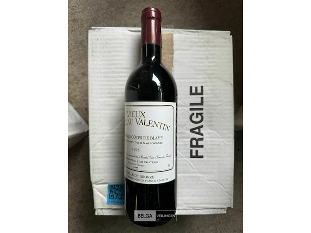 6x1 fles vieux chateau valentin 1995 - afbeelding 1 van  3