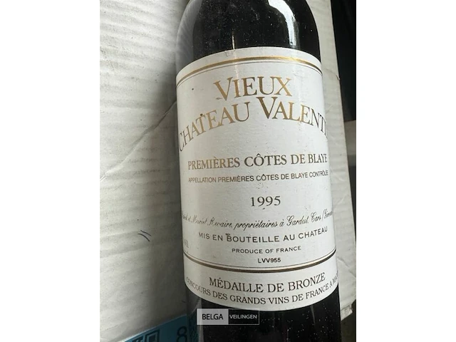 6x1 fles vieux chateau valentin 1995 - afbeelding 3 van  3