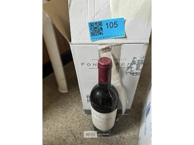 6x1 fles vieux chateau valentin 1995 - afbeelding 1 van  4