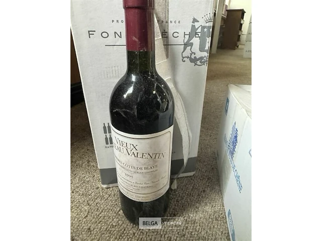 6x1 fles vieux chateau valentin 1995 - afbeelding 2 van  4