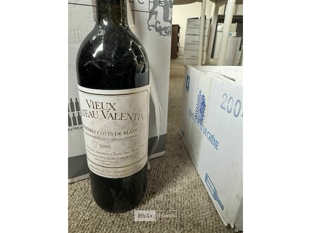 6x1 fles vieux chateau valentin 1995 - afbeelding 3 van  4