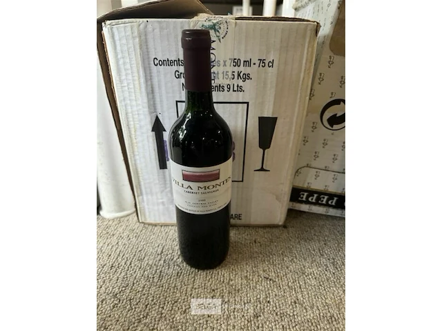 6x1 fles villa montes cabernet sauvignon 1999 - afbeelding 3 van  3