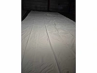 6x12m witte stretch tentzeil - afbeelding 2 van  5