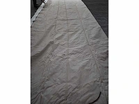 6x12m witte stretch tentzeil - afbeelding 3 van  5