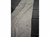 6x12m witte stretch tentzeil - afbeelding 4 van  5