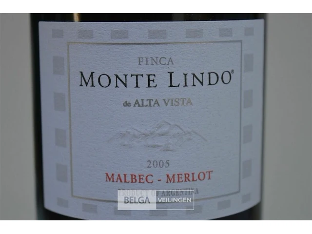 6x750ml monte lindo, 2005, 13,5%, argentinië - afbeelding 3 van  5