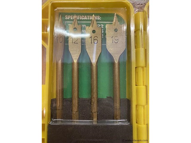 7 delige speedboor set 10-32 mm in etui - afbeelding 2 van  4