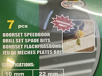 7 delige speedboor set 10-32 mm in etui - afbeelding 4 van  4