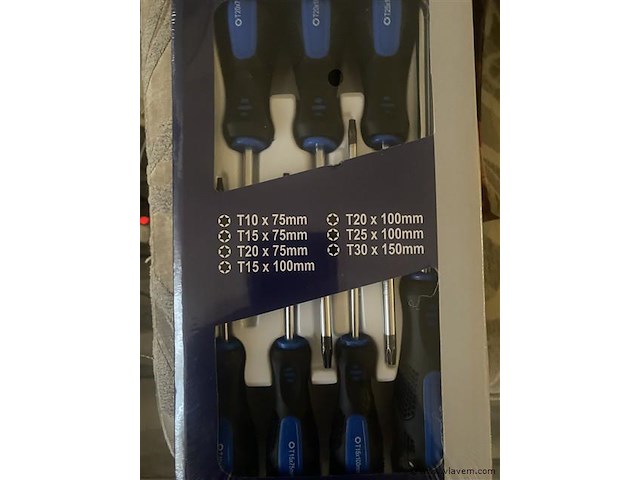 7 delige torx schroevendraaier set stahlkaiser - afbeelding 1 van  3