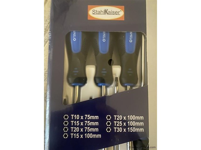 7 delige torx schroevendraaier set stahlkaiser - afbeelding 3 van  3