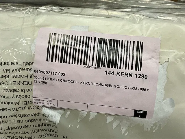 7 diverse 1-persoons matraskernen waaronder swiss sleep, technogel en sanagel - afbeelding 2 van  3