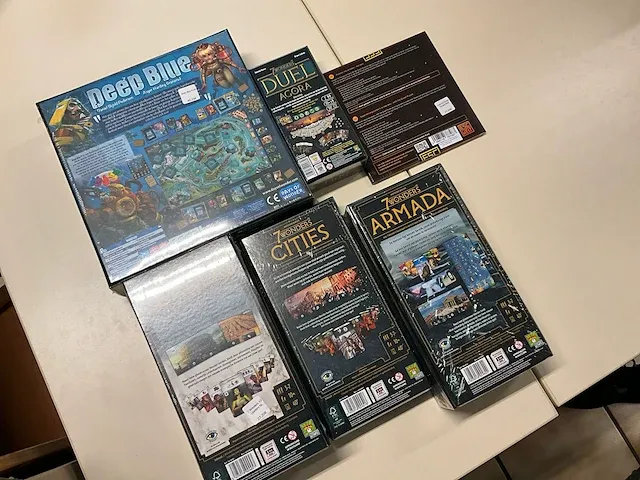 7 diverse gezelschapspellen 7 wonders, days of wonder, welt - afbeelding 8 van  8