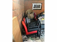 7 diverse skailederen banken + 32 diverse skailederen stoelen - afbeelding 4 van  12