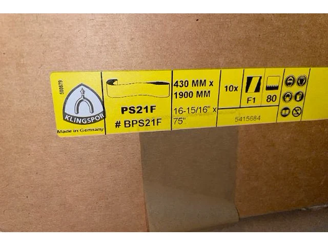 7 dozen bandschuurpapier - afbeelding 6 van  6