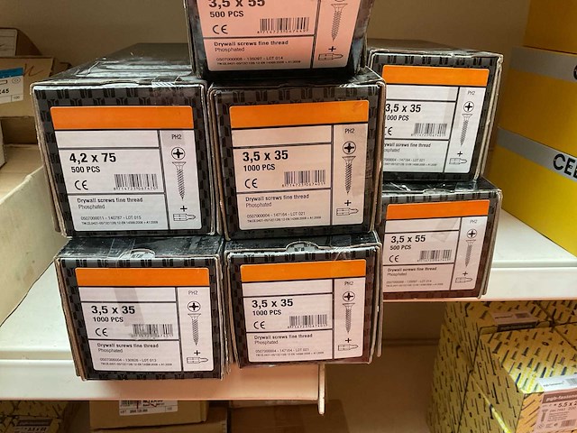 7 dozen gipsplaat schroeven - afbeelding 2 van  5