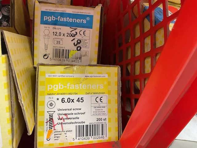 7 dozen houtdraadbouten; gevelschroeven; universele schroeven - afbeelding 3 van  5