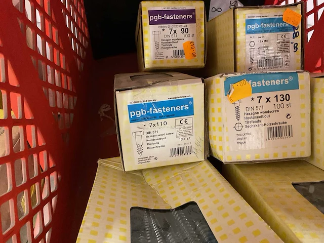 7 dozen houtdraadbouten - afbeelding 3 van  4