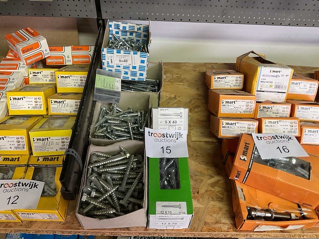 7 dozen houtdraadbouten - afbeelding 1 van  6