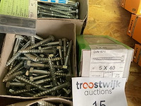 7 dozen houtdraadbouten - afbeelding 4 van  6