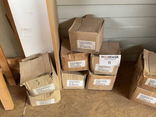 7 dozen nagels platte kop - afbeelding 1 van  5