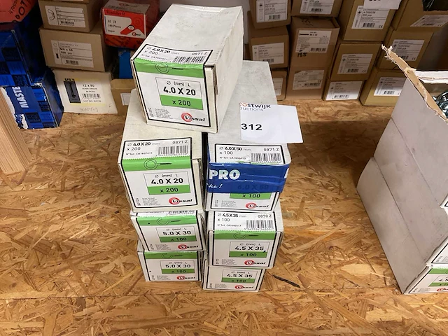 7 dozen schroefhaken - afbeelding 1 van  4