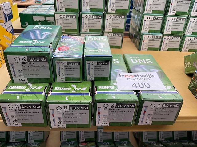 7 dozen spaanplaatschroeven - afbeelding 1 van  5