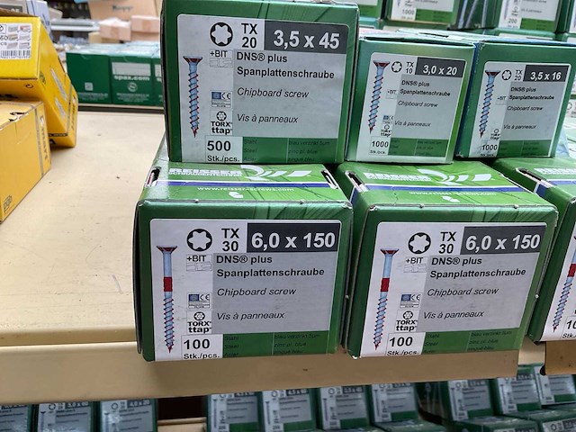 7 dozen spaanplaatschroeven - afbeelding 2 van  5