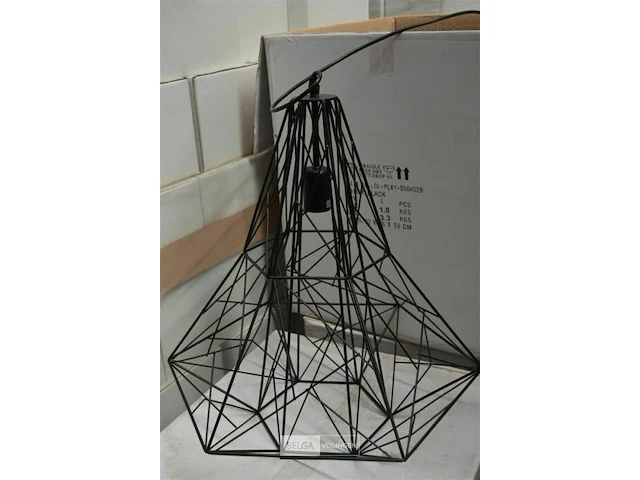 ±7 dozen x 1st design lamp zwart h=70cm - afbeelding 4 van  5