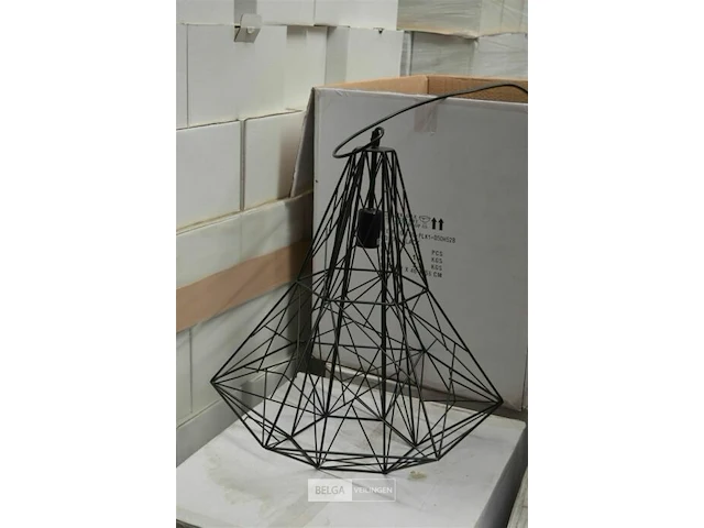 ±7 dozen x 1st design lamp zwart h=70cm - afbeelding 5 van  5