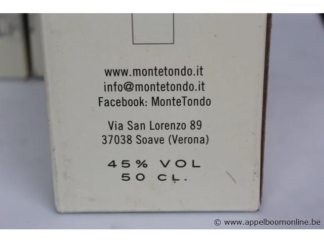 7 flessen à 50cl grappa montetondo 45% - afbeelding 2 van  2