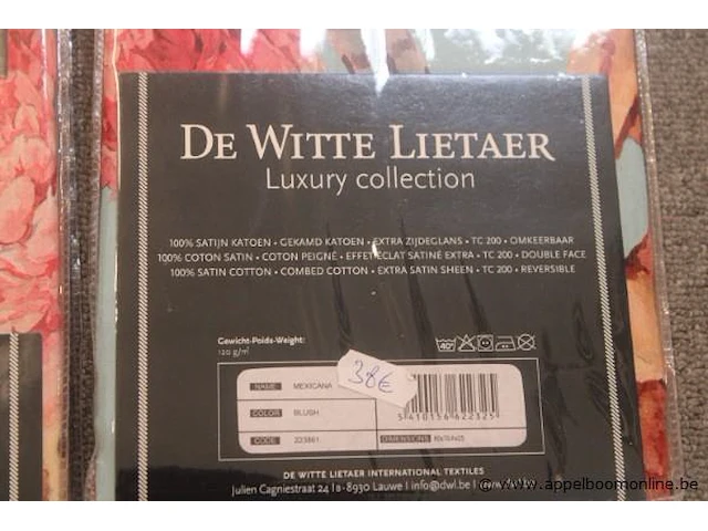 7 kussenslopen de witte lietaer - afbeelding 3 van  3