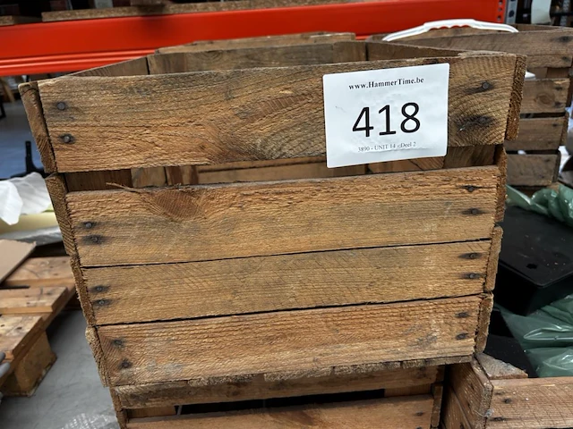 7 retro houten kisten - afbeelding 2 van  2