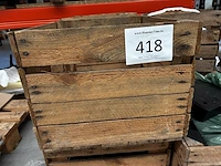 7 retro houten kisten - afbeelding 2 van  2