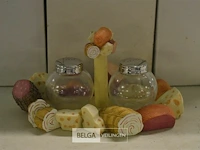 7 retro peper en zout vaatjes - afbeelding 2 van  3