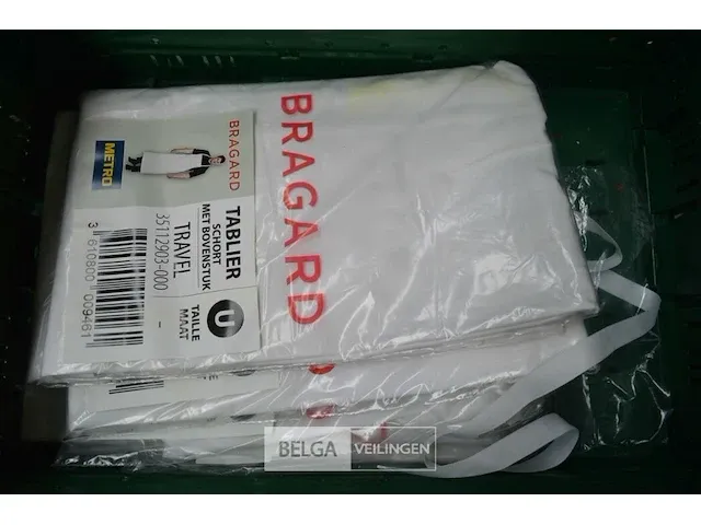 7 schorten met bovenstuk wit bragard - afbeelding 2 van  2