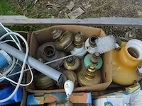 7 tapkranen, 9 olielampen, divers oud koper - afbeelding 8 van  9