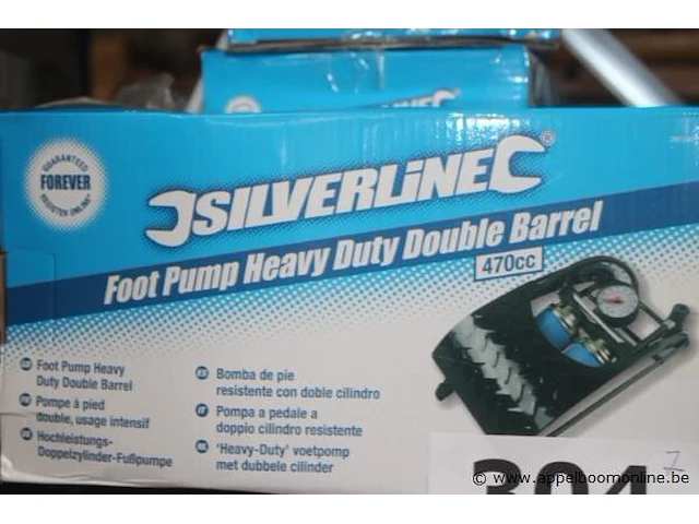 7 voetpompen silverline - afbeelding 2 van  2