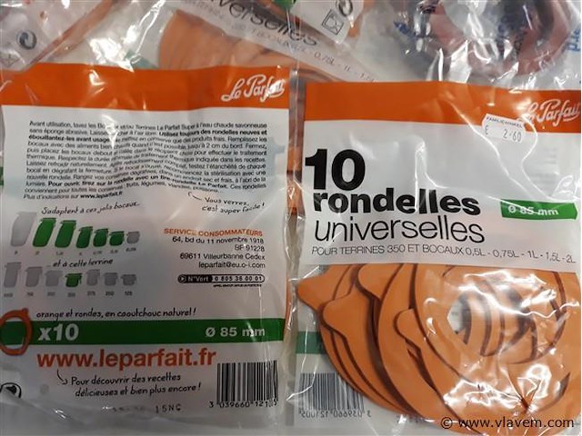 7 x inmaakringen 85mm 10 stuks - afbeelding 2 van  2