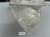 7 x kerstbal pvc 8 cm scherven motief - afbeelding 3 van  3