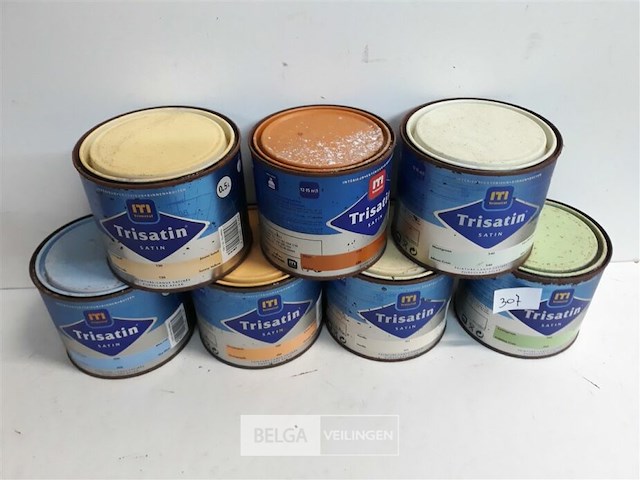 7 x lakverf trimetal satin 0,5 l - afbeelding 1 van  3