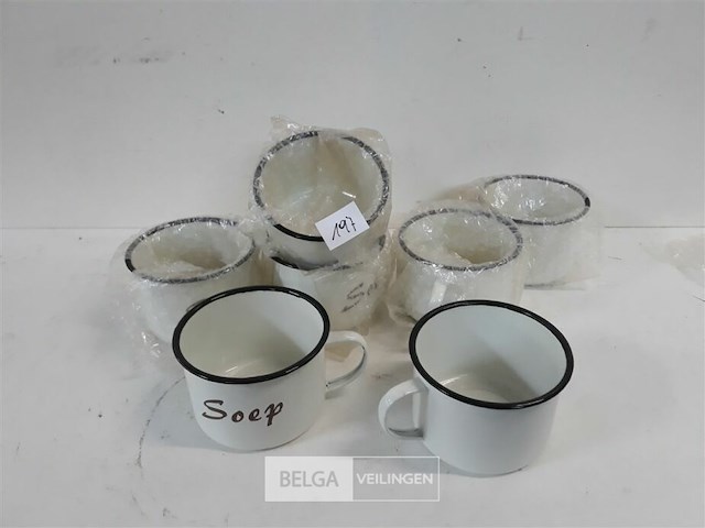 7 x soeptas metaal - afbeelding 1 van  3