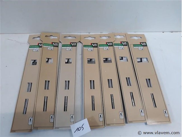 7 x speedboor plat voor hout - afbeelding 1 van  2