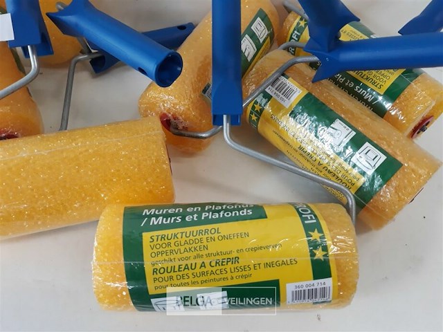 7 x struktuurrol 18 cm met beugel - afbeelding 3 van  3