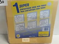 7 x synthetische superzeem non-perfo 37x40 cm - afbeelding 3 van  3