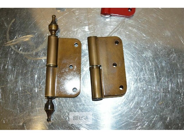 ±70 doosjes retro deurscharnieren div kleuren - afbeelding 3 van  4